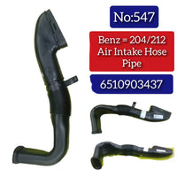Air Intake Hose Pipe 6510903437 A6510903437 Compatible With Mercedes Benz C-Class (W204), E-Class (W212) Tag No.547