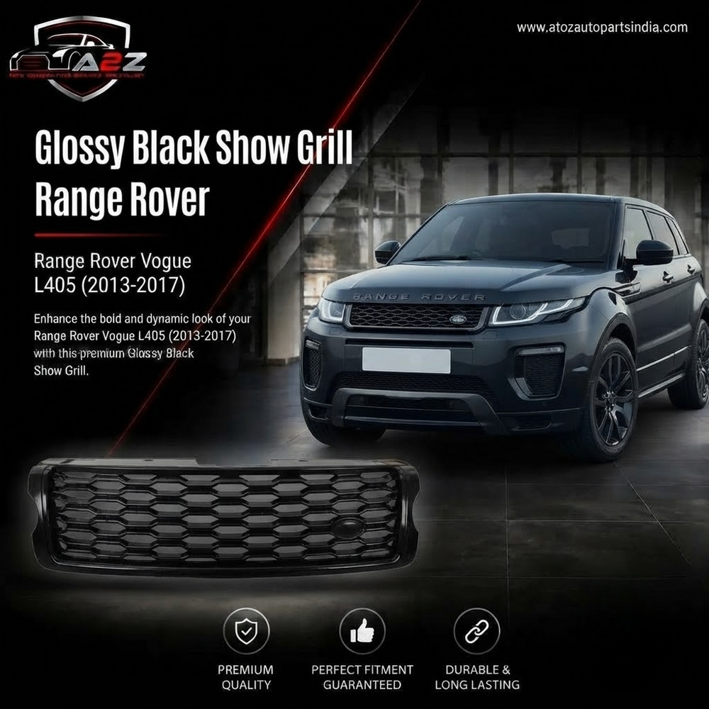 Glossy Black Show Grill Compatible With Land Rover Range Rover Vogue - L405 (2013-2017) Tag No.24