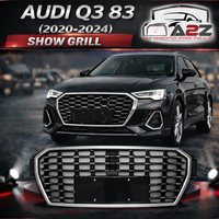 S-Line Silver Show Grill 83G853651BRN4 Compatible With Audi Q3 83 (2020-2024) Tag No.137