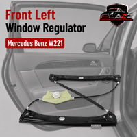 Front Left Window Regulator 2217200146 Compatible With Mercedes Benz W221