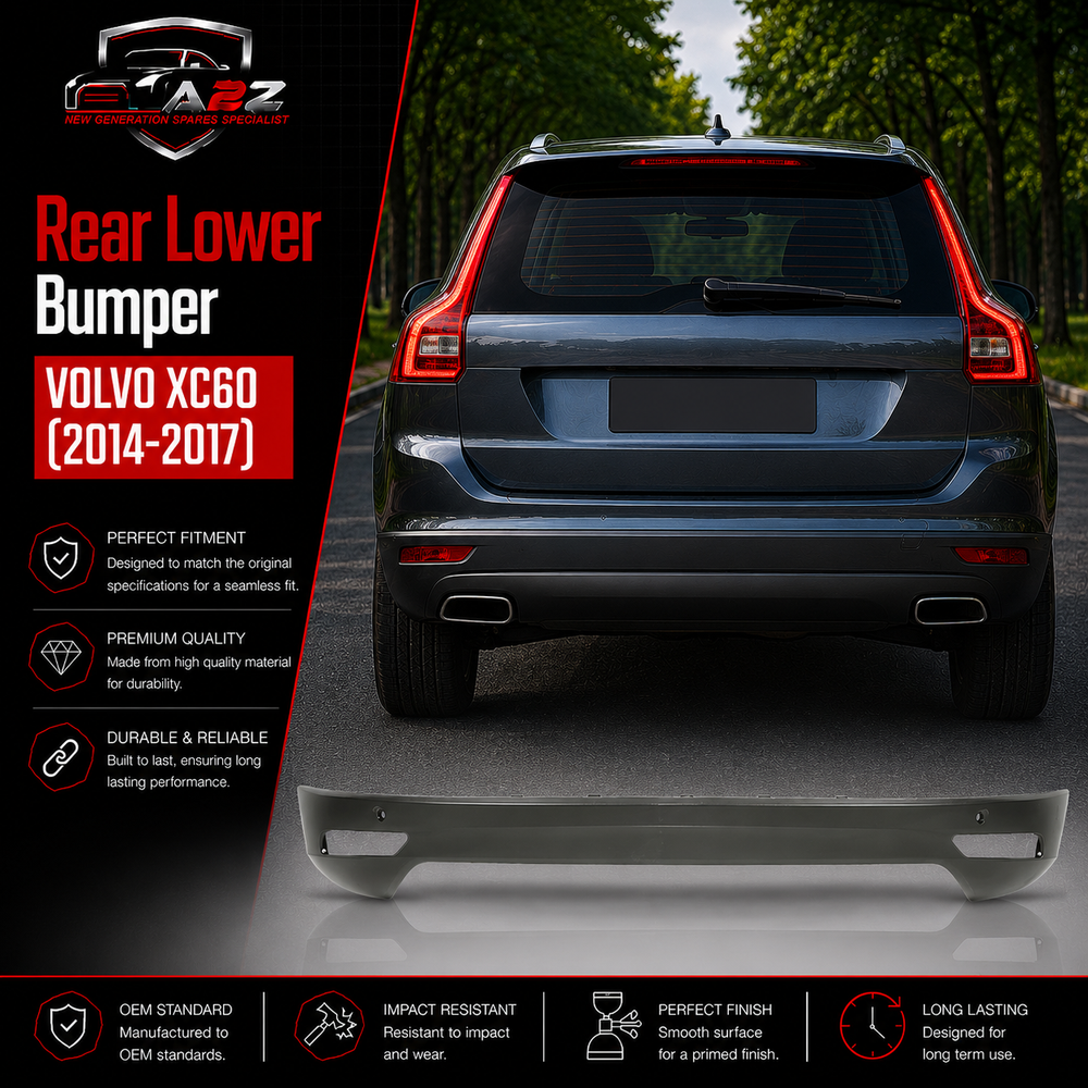 Rear Lower Bumper 39821622 39827146 Compatible With VOLVO XC60 (2014-2017) Tag No.402