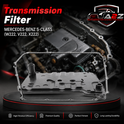 Transmission filter 2122770295 & HX447D 2122710080 2122710080S1 2122770295 2122770295S1 A2122770295 A2122770295S1 Compatible With MERCEDES-BENZ S-CLASS (W222, V222, X222) Tag : 142