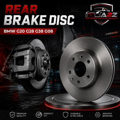 Rear Brake Disc Set 34206865724 Compatible With BMW G20 G28 G38 G08