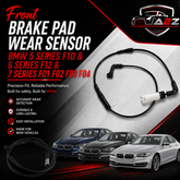 Front Brake Pad Wear Sensor 34356791958 Compatible With BMW 5 Series F10 & 6 Series F12 & 7 Series F01 F02 F03 F04