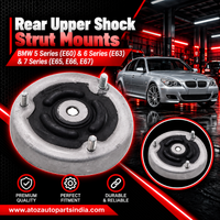 Rear Upper Shock Strut Mounts 33526779611 Compatible With BMW 5 Series (E60) & 6 Series (E63) & 7 Series (E65, E66, E67)