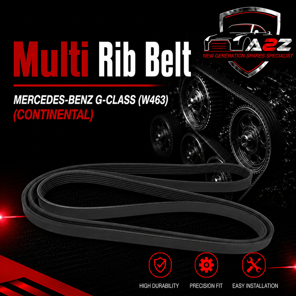 Multi Rib Belt 6PK2445 A0099971892 Compatible With MERCEDES-BENZ G-CLASS (W463) (CONTINENTAL)