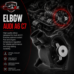 Elbow (Thermostat) 079121115BD 079121115AQ 079121115BL Compatible With AUDI A6 C7 (4G2, 4GC) | A6 / S6 A6 C7 Avant (4G5, 4GD) | A6 / S6