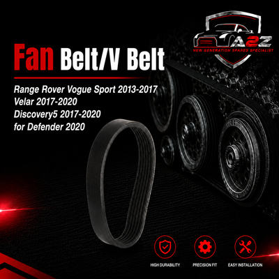 Fan Belt/V-Belt LR123070 Compatible With Range Rover Vogue Sport 2013-2017 Velar 2017-2020 Discovery5 2017-2020 for Defender 2020