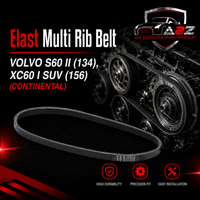 Elast Multi Rib Belt 3PK628 31325042 Compatible With VOLVO S60 II (134), XC60 I SUV (156) (CONTINENTAL) Tag No.34