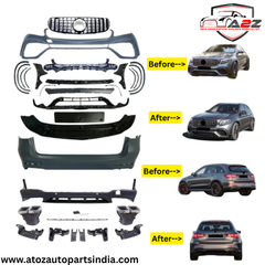 Complete Convertion Body Kit Compatible With Mercedes Benz Glc W253 X253 (2016-2020) Upgrade To Mercedes Benz Glc Glc63 Amg (Shipping Cost Not Included In Price)