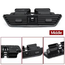 Black Ac Vent Grille Assembly Center 5E0820951 & Right & Left & Rear 5ED819203 Left 5E0819701-A Right 5E0819702-A Compatible With Skoda Octavia (New Model)