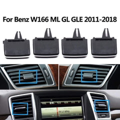 All Front Air Conditioner Wind Volume Control Button AC Vent Grille Outlet Slider Clips Repair Kit 1668300054 1668300254 1666800854 Compatible With MERCEDES BENZ ML-CLASS W166 & GL-CLASS W166 & GLE W166