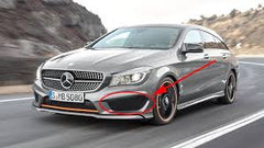 Fog Lamp Cover Front Bumper Grille Compatible With MERCEDES-BENZ CLA 117 2013-2016 Fog Lamp Cover Left 1178851722 & Right 1178851822 Tag-FC-202