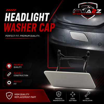 Headlight Washer Cap Set Left 1648850126 & Right 1648850226 Compatible With Mercedes Benz W164