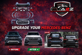 A To Z Compatible With Mercedes Benz MI W166 (2012-2016) Τo GLE W166 (2016-2019) Amg63 Upgrade Facelift Conversion Body Kit Bumper Hood Headlight Taillight CC-8543 (Shipping Cost Not Included In Price)