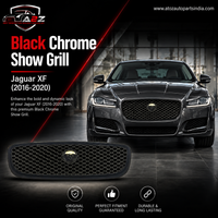Black Chrome Show Grill Compatible With Jaguar XF (2016-20)