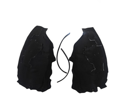 Front Rear Wheel Fender Linning Left LR137485 LR137461 LR114164 & Right LR140128 LR137454 LR137452 LR114163 Compatible With Land Rover Range Rover Evoque (L551) (2020-2023) Tag No.53-54