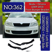 Front Bumper Bracket Set Left 1Z0807049 & Right 1Z0807050 Compatible With Skoda Octavia (2010-2013) Tag No.362