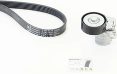 Multi RIB Belt Kit 6PK1130K3 Compatible With AUDI A3 Convertible, A3 Limousine, A4 B8, A4 B9, A6 C7, Q2, Q3 Sportback, Q5 (FYB, FYG), Q7 (4MB, 4MG, 4MQ), TT (FV3, FVP) (CONTINENTAL)