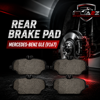 Rear Brake Pad 2621501 0004204202 P50162N Compatible With MERCEDES-BENZ GLE (V167)