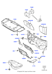 Bonnet Hood Sheild LR003458 Compatible With Land Rover 2/ Free Lander 2 - L359 (2006-2015) Tag No.1