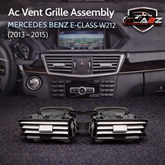 Ac Vent Grille Assembly (Attached Watch)Center A2128303154 & Right A2128303454 & Left A2128303354 Compatible With MERCEDES BENZ E-CLASS W212
