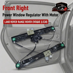 Front Right Power Window Regulator With Motor LR026708 Compatible with LAND ROVER RANGE ROVER EVOQUE (L538)