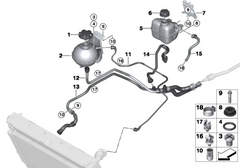 Coolant Bottle 17137539267 17132752592 17137823626 For MINI R56 Tag-B-53