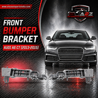 Front Bumper Bracket Left 4G0807283 & Right 4G0807283 Compatible With AUDI A6 C7 (2013-2015) Tag No.61