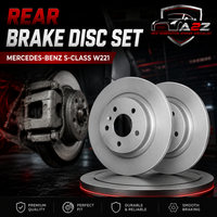 Rear Brake Disc Set 2214230712 2214230712 2214231112 Compatible With MERCEDES-BENZ S-CLASS W221
