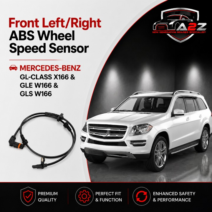 Front Left/Right ABS Wheel Speed Sensor 1665400217 1669052601 1669054002 A1665400217 A1669052601 A1669054002 Compatible With MERCEDES-BENZ GL-CLASS X166 & GLE W166 & GLS W166
