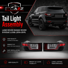 Tail Light Rear Lamp Left LR072649 & Right LR072648 Compatible With LAND ROVER RANGE ROVER EVOQUE (L538) Tag-TLR-05