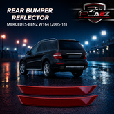 Rear Bumper Reflector Compatible With MERCEDES BENZ M-CLASS W164 Rear Bumper Reflector Left 1648200374 & Right 1648200474 Tag No.106