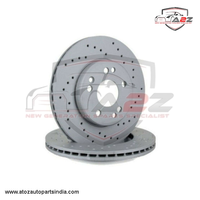 Front Brake Disc Set A2224200172 A222420017228 A2224215000 Compatible With MERCEDES-BENZ S-CLASS W222