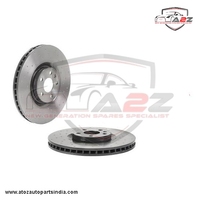 Front Brake Disc Set 31471752 31400568 Compatible With VOLVO S90 II (234) & V90 II Estate (235) & XC40 (536) & XC60 II (246) & XC90 II (256)