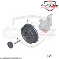 Crankshaft Pulley 11237800026 Compatible With BMW 5 Series F10 F07 & 7 Series (F01, F02, F03, F04) & X3 (F25) & X5 (E70) & X5 (F15, F85) & X6 (E71, E72) & X6 (F16, F86) Tag-CP-02