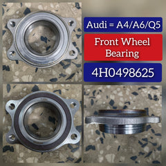 Front Wheel Bearing 8K0598625 4H0498625 4H0498625A 4H0498625B 4H0498625C 4H0498625D 4H0498625E 4H0498625F 8K0598625 Compatible With AUDI A4 A5 A6 A7 A8 Q5