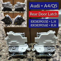 Rear Right Door Lock Actuator 8X0839016E Compatible With A4 B9 (8W2, 8WC) | A4 / S4 & A5 Sportback (F5A, F5F) | A5 / S5 & Q5 (FYB, FYG) (2011-22)
