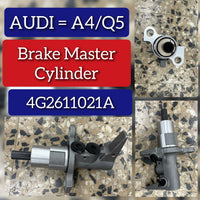 Brake Master Cylinder 4G2611021A Compatible With AUDI A6 A4