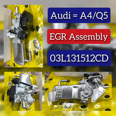 EGR Assembly 03L131512DN 03L131512BQ 03L131512CD 03L131512DT 3L131512DN Compatible With Audi Q5 / A4