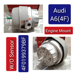 Engine Motor Mount Bracket Set Compatible With AUDI A6 C6 (4F2) | A6 / S6 Engine Motor Mount Bracket Left 4F0199379BF & Right 4F0199382BH