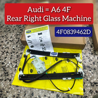Rear Right Power Window Regulator 4F0839462 Compatible with AUDI A6 C6 (4F2) | A6 / S6