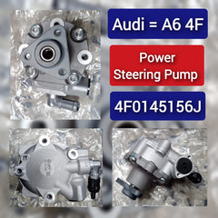 Power Steering Pump 4F0145156J 4F0145155S 4F0145156A 4F0145156E 4F0145156H 4F014516E 4F0145156G Compatible With AUDI A6 C6 (4F2) | A6 / S6