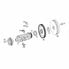 Crankshaft Pulley 6510300703 A6510300703 Compatible With MERCEDES-BENZ V-CLASS (W447) Tag-CP-04