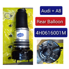 Rear Air Suspension Springs 4H0616001M 4H0616002M Compatible With AUDI A8 D4 (4H2, 4H8, 4HC, 4HL) | A8 / S8 | A8L