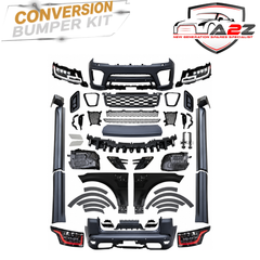 Conversion Bumper Body Kit Compatible With Range Land Rover RR Sport L494 2014-2017 Upgrade To Land Rover RR Sport 2018-2022 Svr Style (Shipping Cost Not Included In Price)