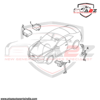 Rear Left Headlight Level Sensor 4H0941309C Compatible With AUDI A6 C7 4G2 & A7 & A8 D4 & Q5