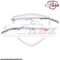 Front Bumper Chrome Left 51117295271 & Right 51117295272 Compatible With BMW 7 Series (F01 F02 F03 F04) (2013-2015) Tag No: 64