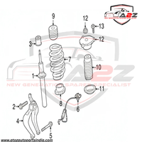 Front Left Air Suspension Shock Absorber Strut 31476797 31658442 Compatible With VOLVO S90 & V90 (2017-25)