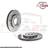 Front Brake Disc Set 09701111 1J0615301D 1J0615301L 1JE615301 5Z0615301B Compatible With VOLKSWAGEN POLO